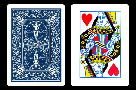 Queen of Heart Bicycle Card Without Index