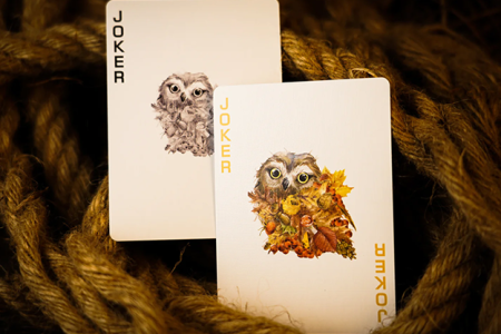 Forest elf Owl Playing Cards