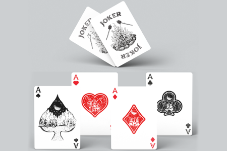 Bonfires Red (includes Card Magic Course)