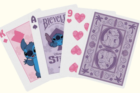Bicycle Disney Stitch Purple Playing Cards