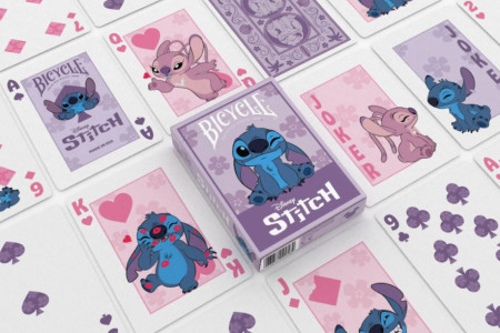 Bicycle Disney Stitch Purple Playing Cards