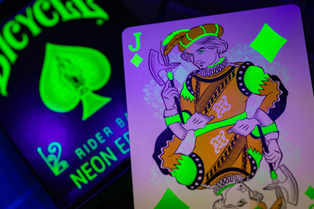Baraja Bicycle Neon Green-Glo