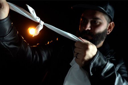 Slydini's Knotted Silks (Blanco - 60 cm)