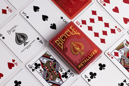 Bicycle Metalluxe Red Playing Cards Bicycle Metalluxe Red Playing Cards