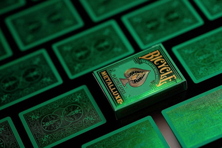 Jeu Bicycle Metalluxe Vert