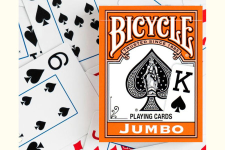 Bicycle Jumbo Index Playing Cards (Orange) Bicycle Jumbo Index Playing Cards (Orange)