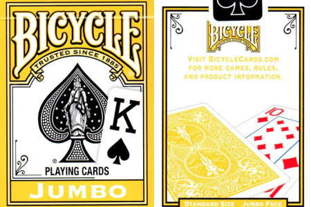 Bicycle Jumbo Index Playing Cards (Yellow) Bicycle Jumbo Index Playing Cards (Yellow)