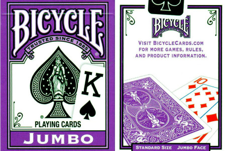 Bicycle Jumbo Index Playing Cards (Purple) Bicycle Jumbo Index Playing Cards (Purple)