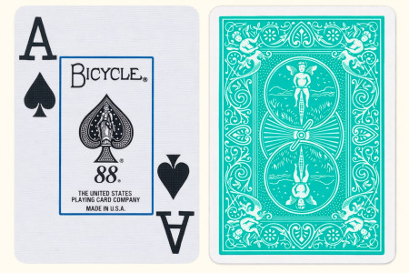 Jeu Bicycle Jumbo Index (Turquoise) Jeu Bicycle Jumbo Index (Turquoise)