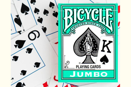 Jeu Bicycle Jumbo Index (Turquoise) Jeu Bicycle Jumbo Index (Turquoise)