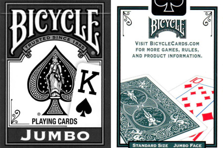 Bicycle Jumbo Index Playing Cards (Black) Bicycle Jumbo Index Playing Cards (Black)