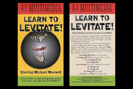 DVD Learn To Levitate - michael maxwell