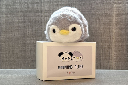 Morphing Plush (Panda to Penguin Grey)