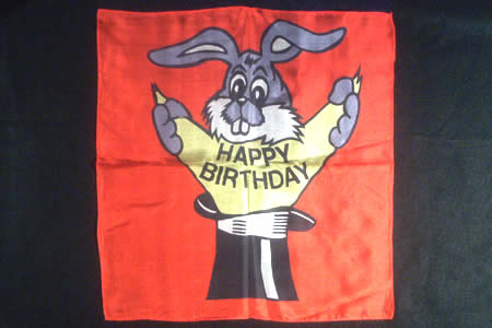 Foulard Happy Birthday (45 x 45 cm)