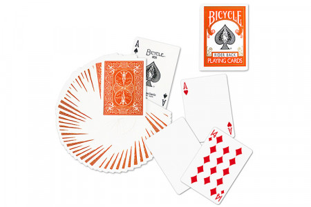 Orange Back BICYCLE Deck