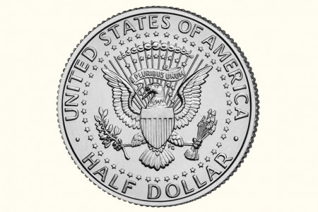Small coin - ½$ (*12)