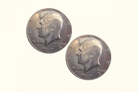 Moneda doble cara - ½$