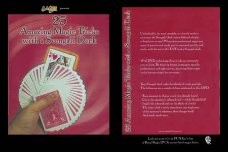 DVD 25 Amazing Magic Tricks with a Svengali Deck