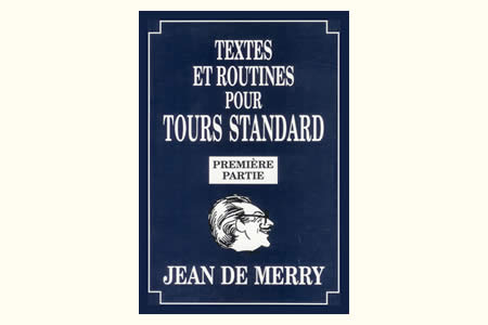 Textes et routines pour tours standard Vol.1 - jean de-merry
