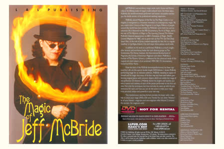 Dvd The magic of Jeff McBride - jeff mc-bride