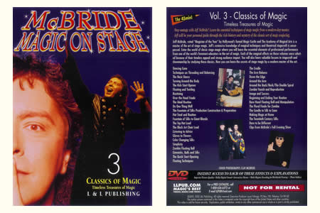 Dvd Mc Bride magic on stage - Vol.3 Classics of ma - jeff mc-bride