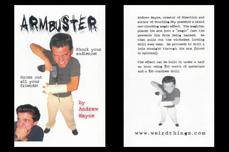 Booklet Armbuster - andrew mayne