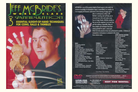 DVD World Class Manipulation (Vol.3) - jeff mc-bride