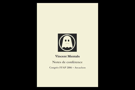Notes de conférence - V. Mentalo (Edition 2007) - mentalo