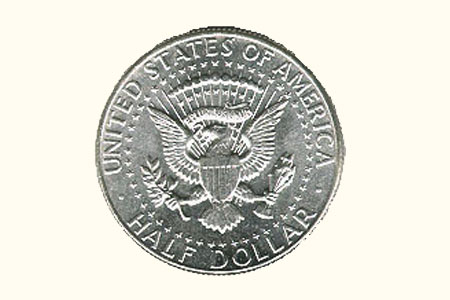 Cascarilla Moneda - ½ $ - cruz