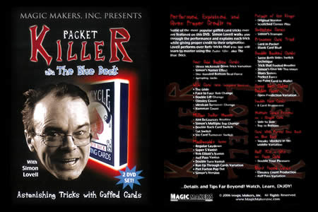 DVD Packet Killer + Gaff Deck - simon lovell