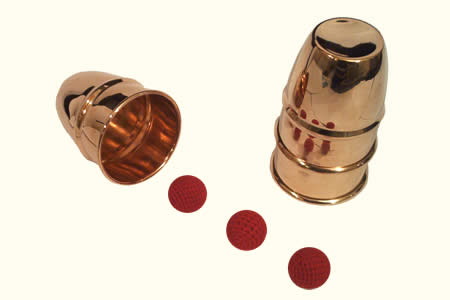 Cubiletes de Cobre (con 4 bolas)