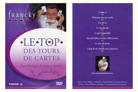 DVD Le Top des tours de cartes (Vol.3) - franky