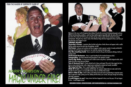 DVD Magic Under Fire (H. Robson) - harry robson