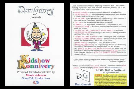 Kidshow Konnivery (D. Garrett) - dan garrett