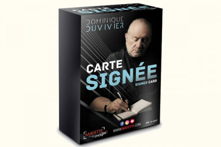 La carte signée