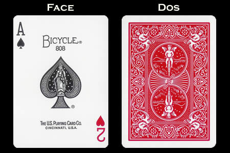 Double Index BICYLCE Card - Ace of Spades/2 Of Heart