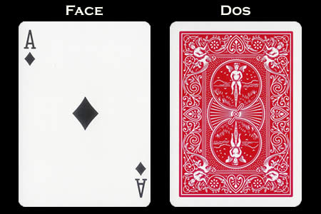 Reverse color Card Ace of Diamonds
