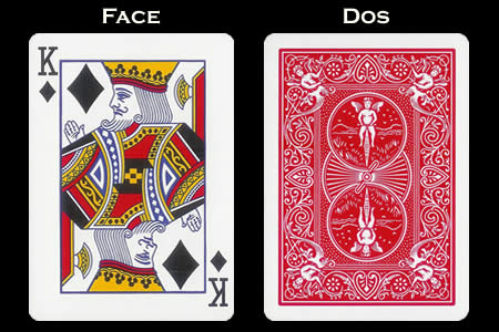 Reverse color Card King of Diamonds