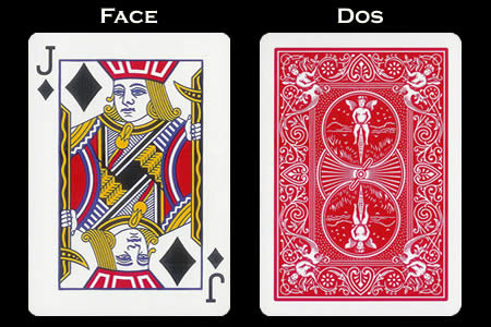 Reverse color Card Jack of Diamonds