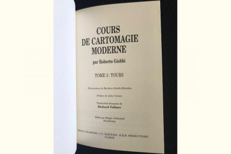 Cours de cartomagie moderne (Tome 3)