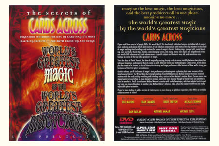 DVD The Secrets of Cards across