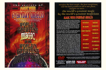 DVD The Secrets of Magic with everyday objects