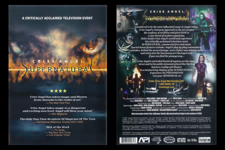 DVD Supernatural (C. Angel) - criss angel