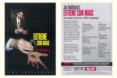 DVD Extreme Coin Magic (J. Rindfleisch) - joe rindfleish