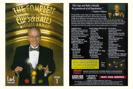 DVD The Complete Cups & Balls vol.1 (M. Ammar) - michael ammar
