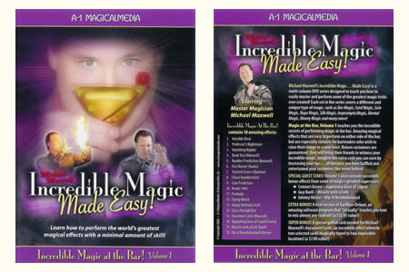 DVD Incredible magic at the bar vol.1 (M. Maxwell) - mike maxwell