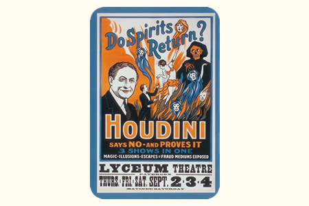 Carte postale vintage 'Houdini'