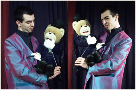 Teddy Bear magician Marionette