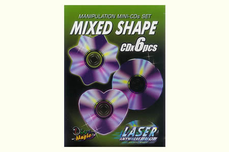 Manipulation mini CDs set - Mixed Shape - adrian man
