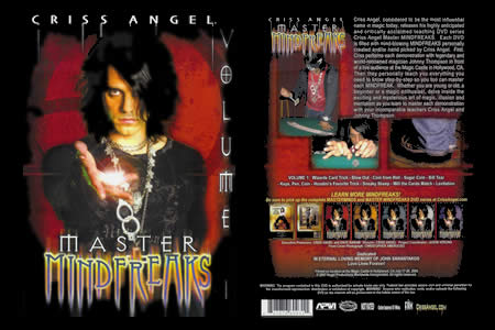 DVD Master Mindfreaks vol.1 (C. Angel) - criss angel
